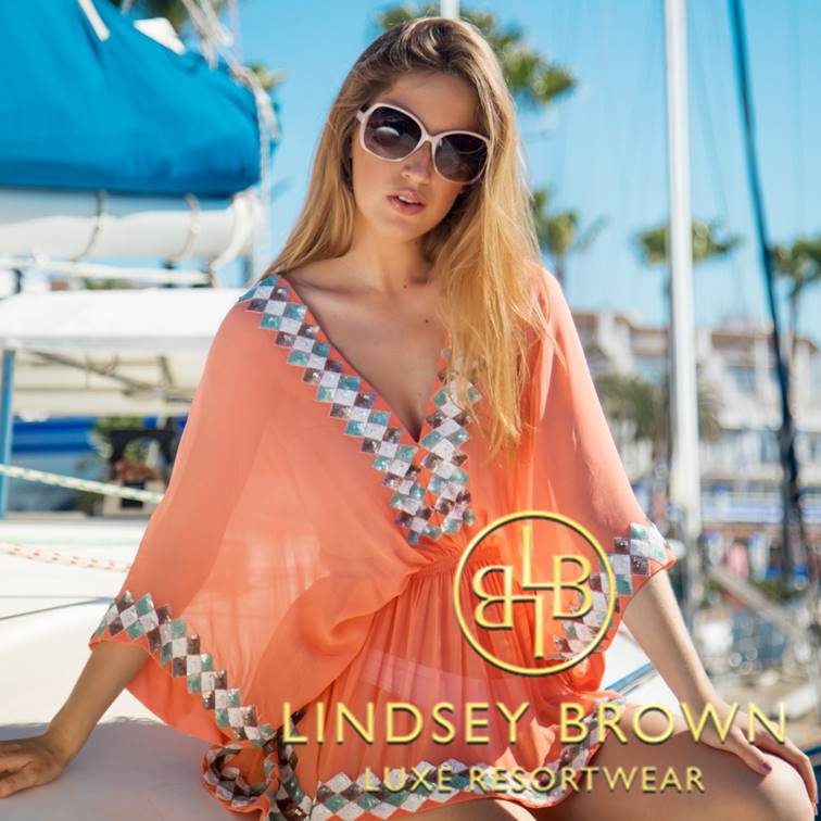 Lindsey Brown designer resort wear featured in the press – Lindsey