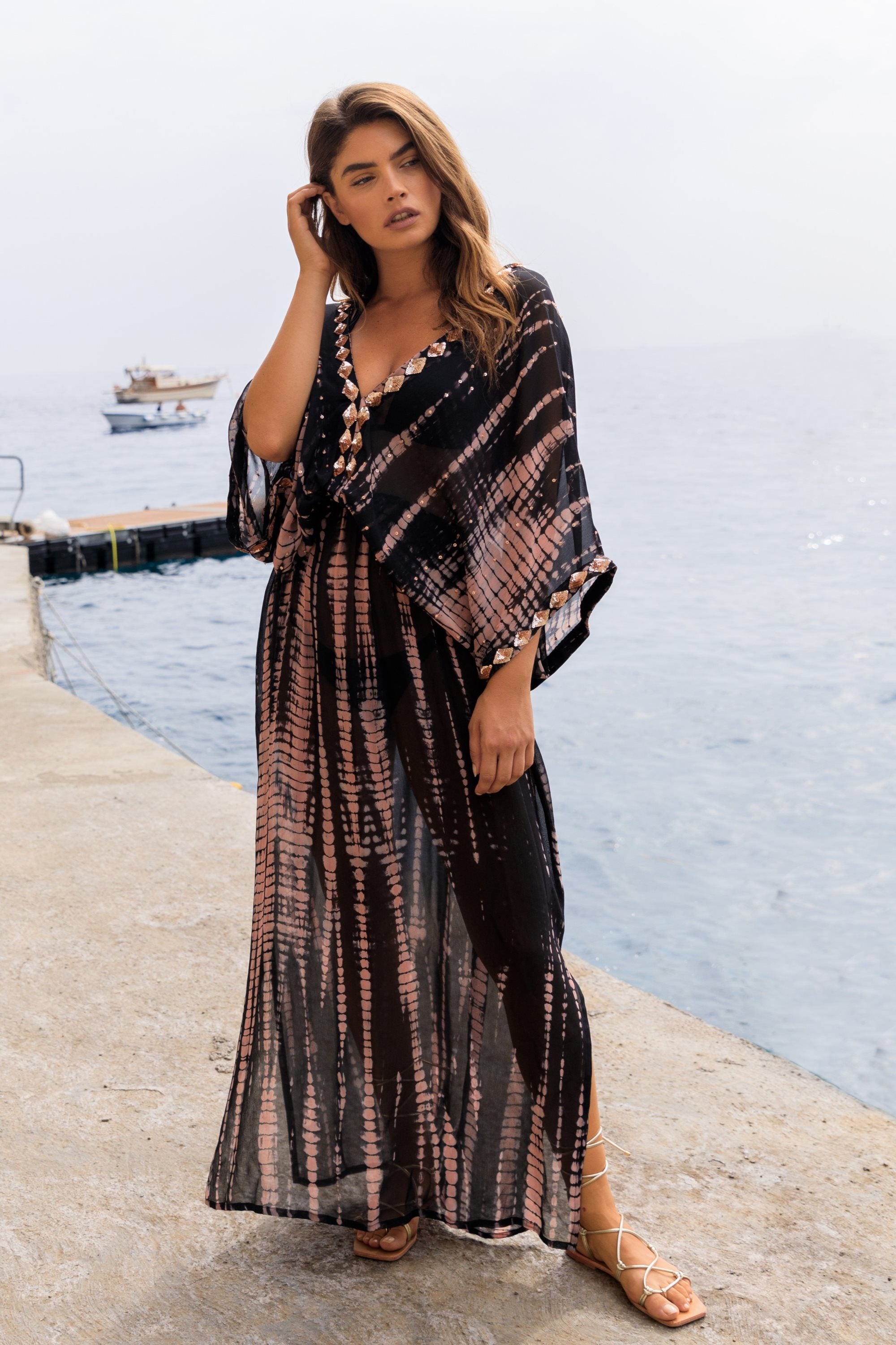 Maxi kaftan dress best sale