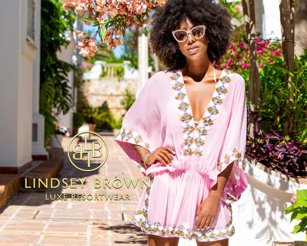 Beach Cover ups Resort wear Silk Dresses Lindsey Brown